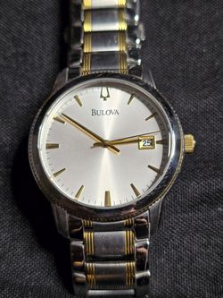 Bulova 2 Tone Classic Watch