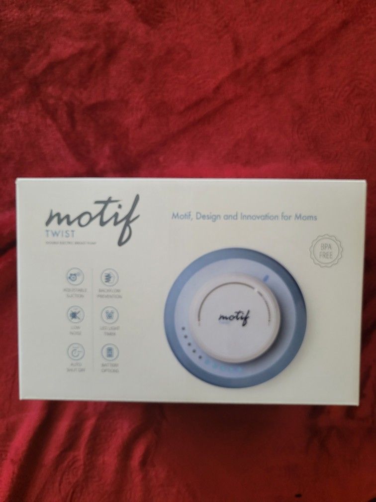 NWT MOTIF TWIST DOUBLE ELECTRIC BREAST PUMP 24MM, 28MM, AND 32MM 