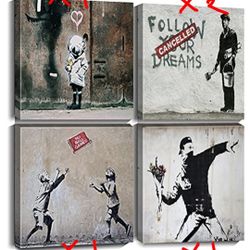 Banksy Canvas Art 