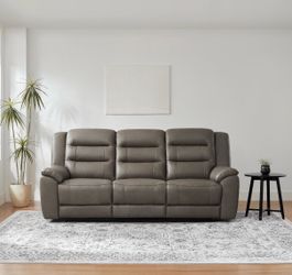 Luxury 3 seat reclining sofa