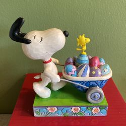 Jim Shore Peanuts Snoopy Easter Egg Figurine Gift Present