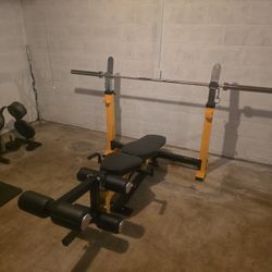 Powertec Olypic Bench Press Combo Rack