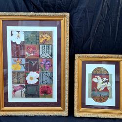 Custom Premium Framing Lot Of 2 - 30 X 42 & 22 X 26 - I live in GILBERT 