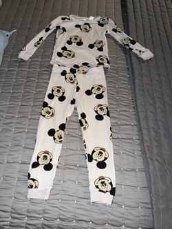 H&M Mickey Mouse cotton pajama set size 4T