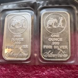 SilverTowne 1oz Silver .999 Bars