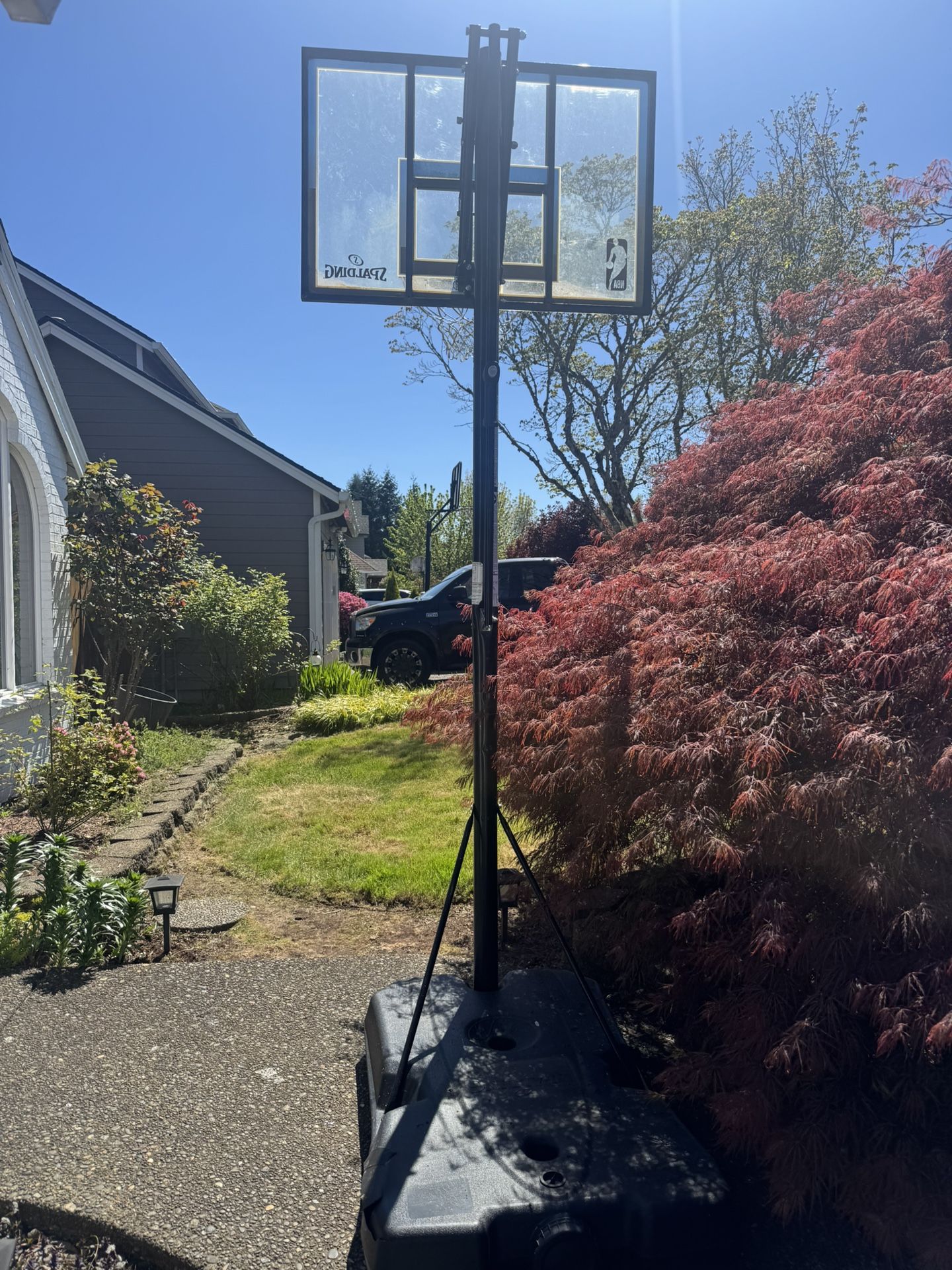 tall Spaulding Basketball Hoop
