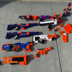 Assortment of Nerf Guns