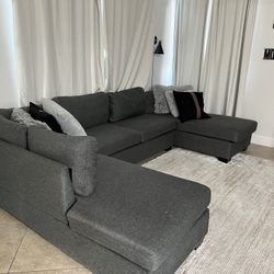 118in U Shaped Couch 