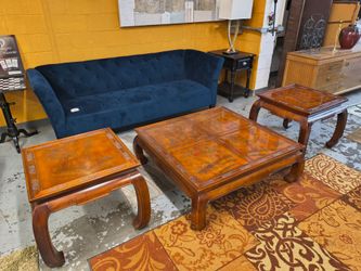 🏮 Beautiful 3-Piece Asian-Inspired Living Room Table Set