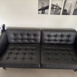 IKEA Morabo Leather Sofa 