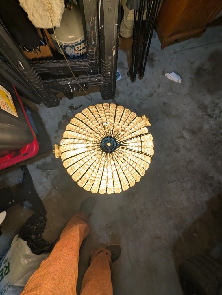 Vintage Crystal Chandelier