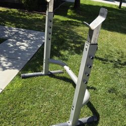 Squat Rack And Weight Tree