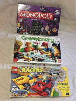 Lot LEGO CAR RACER MONOPOLY ••• INCOMPLETE ••• See Pictures for details