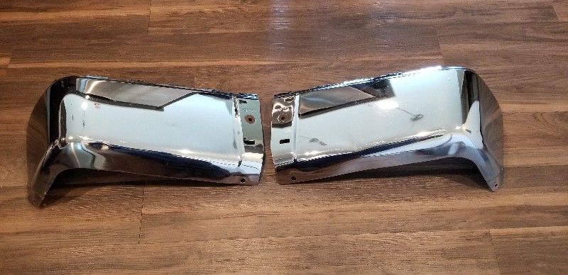 07-13 GMC SIERRA REAR BUMPER CAPS ...OEM 