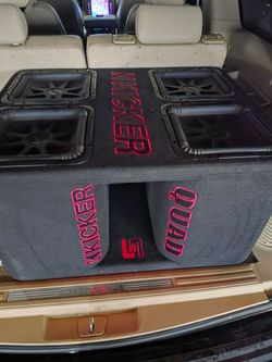 4 Square Kicker LZR Solo Baric 12s for Sale
