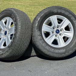 Ford F-150 Wheels 18" F150 rims OEM All terrain Tires 6x135 FX4 Goodyear 275/65R18 Expedition