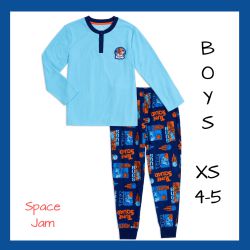 NWT Boys Space Jam 2Pc Pajama Set Sz:XS