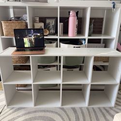 6 square shelf unit