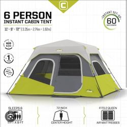 CORE 6 person Instant Cabin Tent 