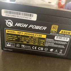 High Power 650w Power Supply 