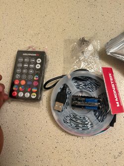 Monster Indoor LED Light Strip with Remote