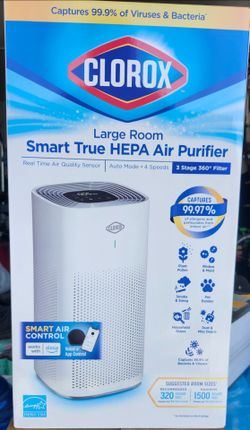 Clorox Brand Smart True HEPA Air Purifier (se habla español)