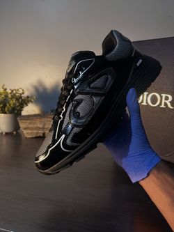 Dior B30 Black & Silver Designer Sneakers | Multiple Sizes Available [ Size 10 Left ]