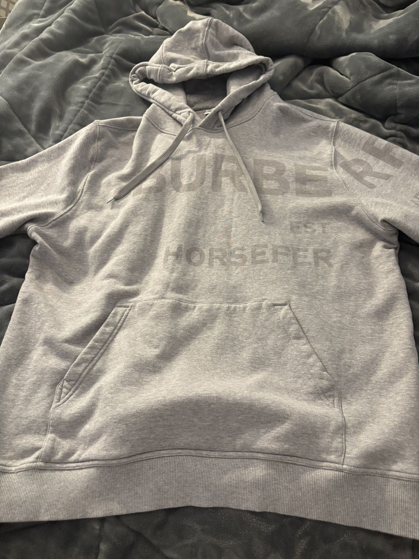 Authentic Burberry Hoodie Worn Once With Tags