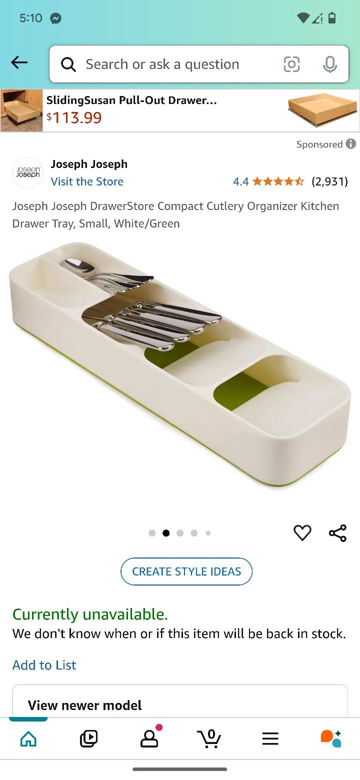 Joseph A Joseph Silverware Holder X2