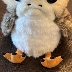 Star Wars Talking Moving Porg Plush Animatronic Se7en20 sound mouth + wing move