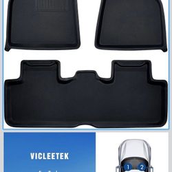Brand New! Premium TPE All-Weather Floor Mats- Model Y- High Edge Design