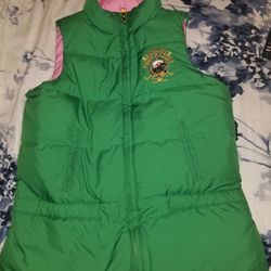 Big Girls Polo Reversable Equestrian Vest
