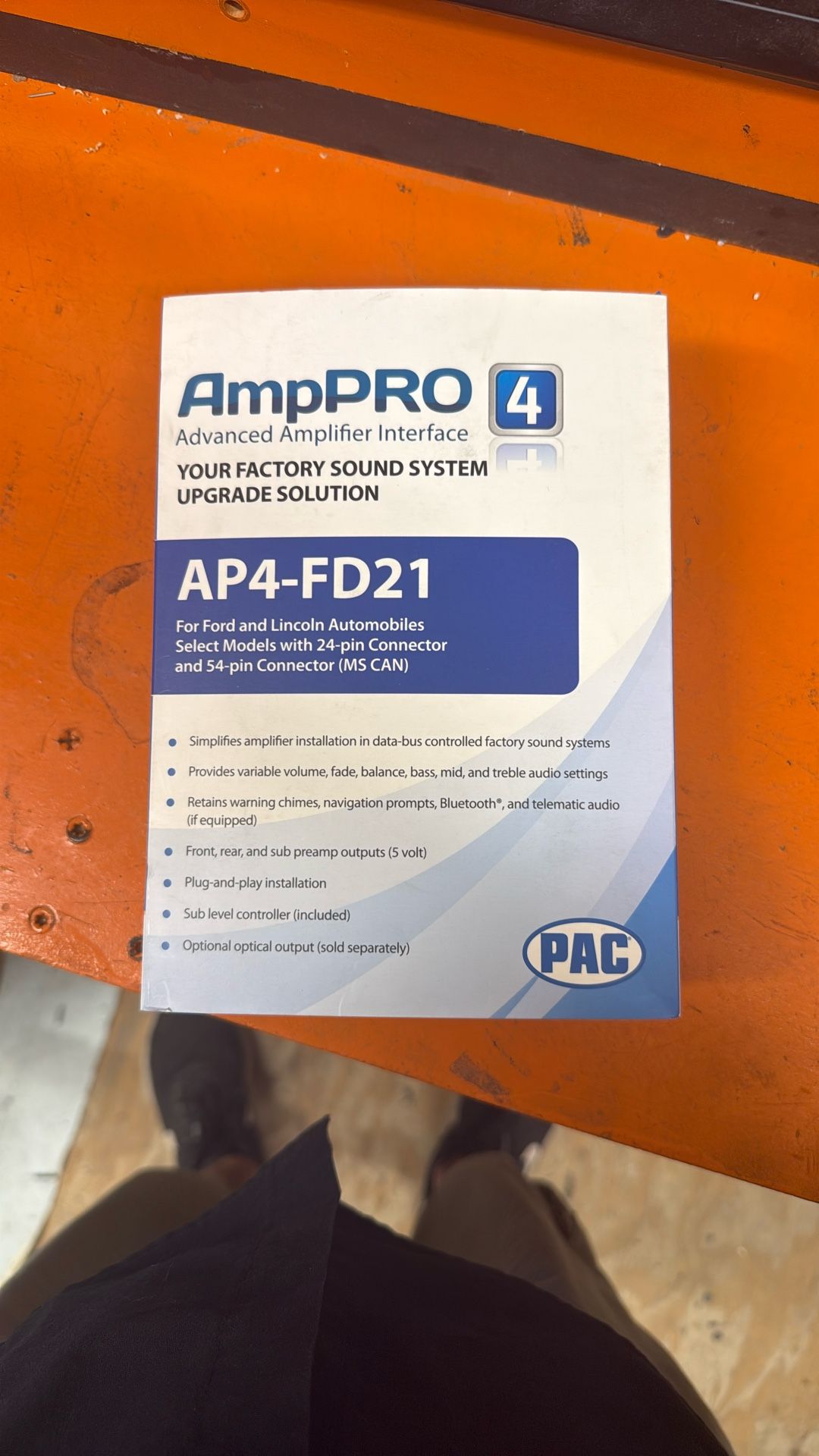 Ford 2013-2017 Amplifier Interface For Factory Radio