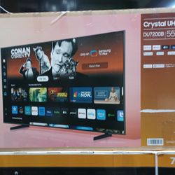 55" Screen Led Smart 4k By Samsung.  2024 Model.  1 Year Warranty 