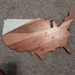 Marble & Wood Cutting Board