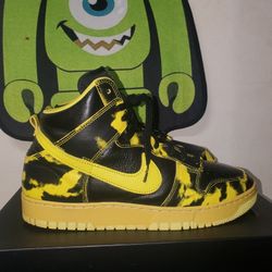 Nike Dunk High Yellow Acid Wash Edition.  Size 11 Men's 