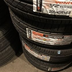 205-45-16 new tires hankook all 4