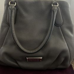 Marc Jacobs Grey Leather Bag 