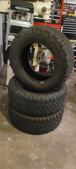 3- BFGoodrich K02 All Terrains  285/60r18