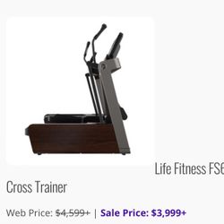 Life Fitness Elliptical 