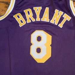 Purple Or Purple Gold lakers Kobe Bryant Mitchell and Ness Jersey