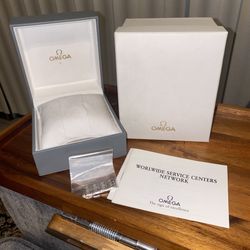 genuine Omega watch box