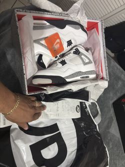 White Cement Jordan 4