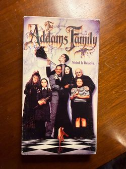 The Addams Family VHS Tape