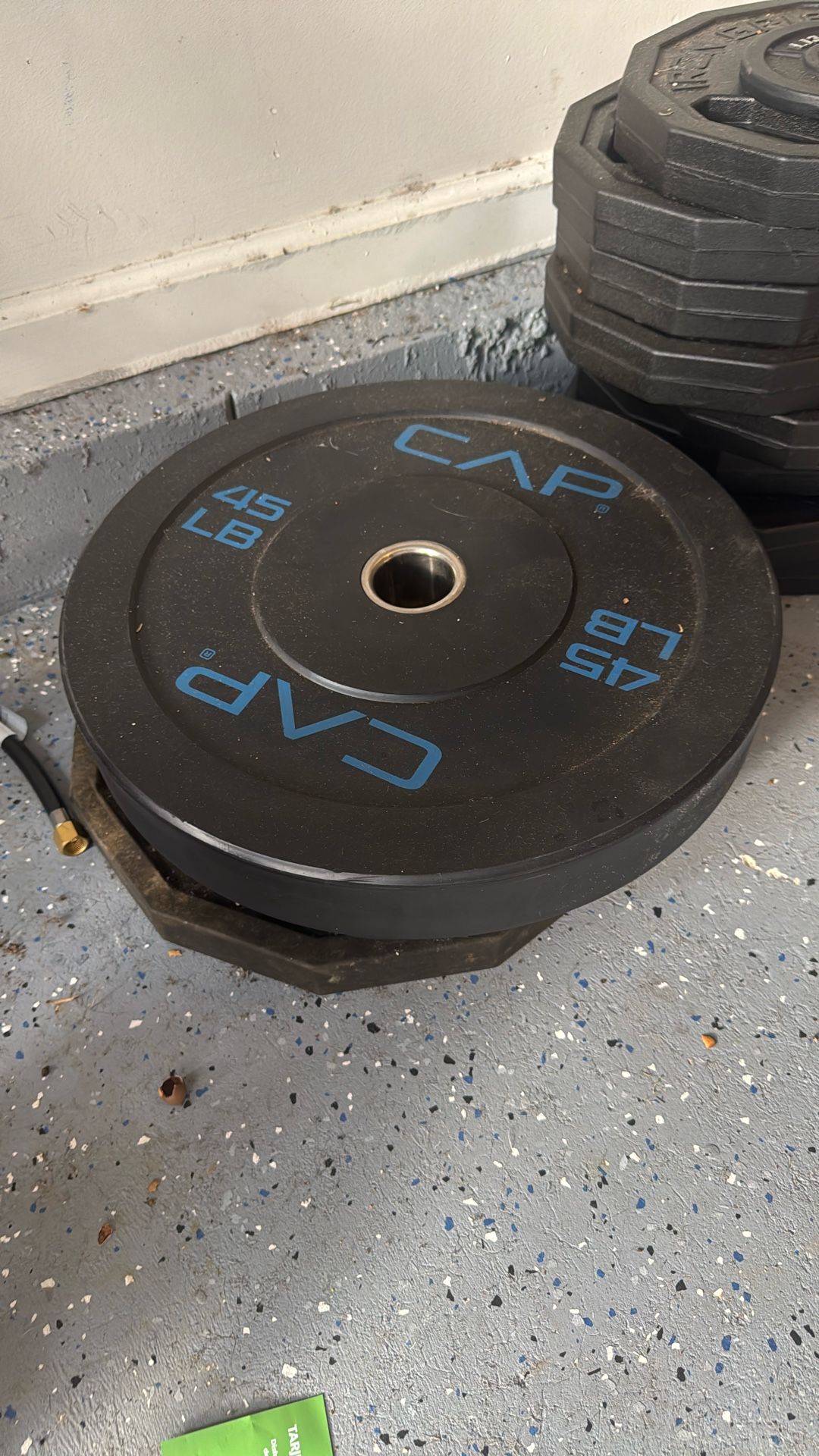 2 45 Lbs Olympic Bumper Plates 20$ Each