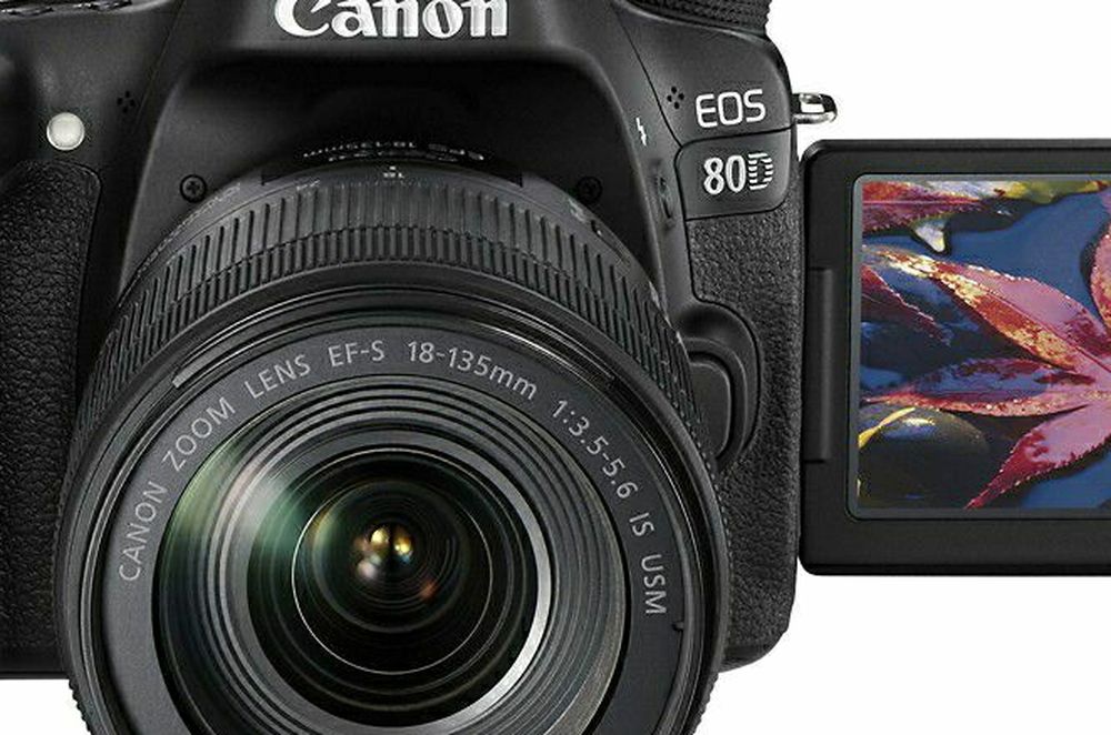 Canon EOS 80D DSLR With Lens