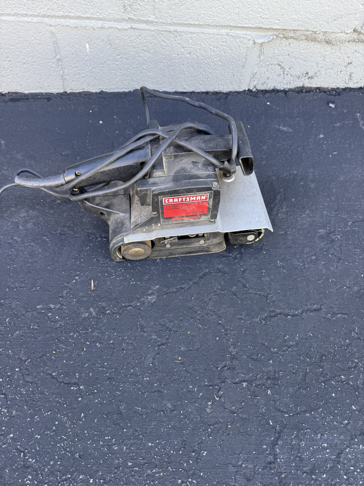 Craftsman 7 Amp 3 in. x 21 in. Corded Belt Sander.