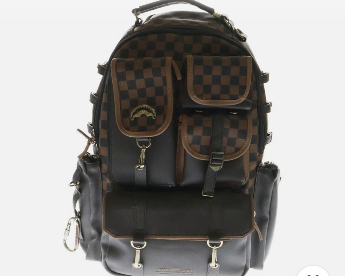 Sprayground Leather Limited Edition Backpack 