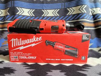 Milwaukee M12
Reatchet 3/8
(TOOL ONLY)