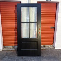 Reeb Fancy Front Door With Chinchilla Glass
